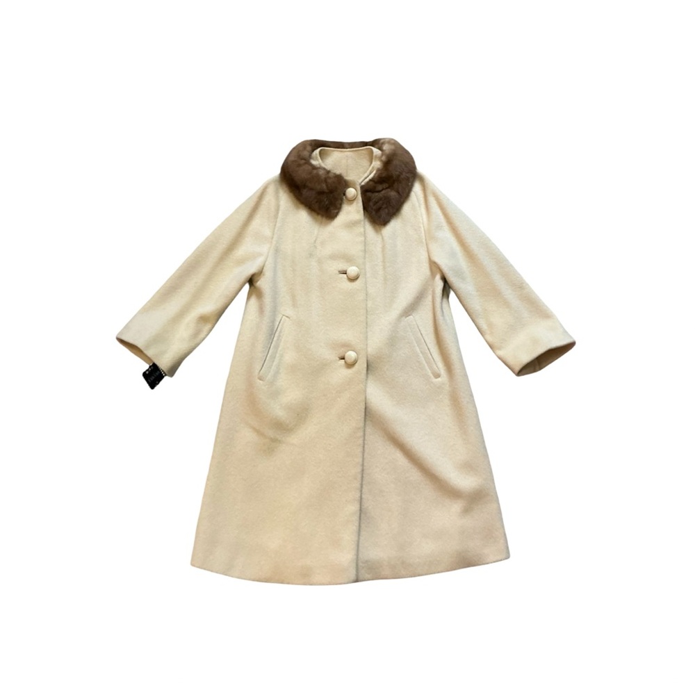 Cream Pea Coat